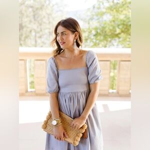 Smash and Tess and JH: THE SUNRISE MINI DRESS IN SKY BLUE